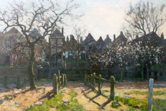 Paul Bodifée | Langs het kanaal, olieverf op doek, 39,8 x 60,2 cm, gesigneerd r.o.