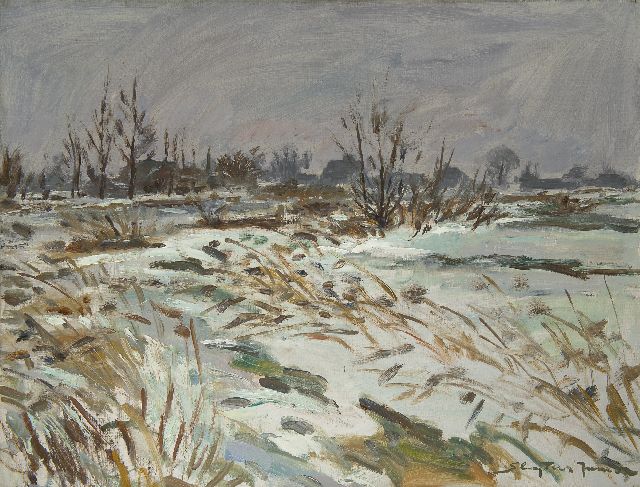 Sluijters jr. J.  | Dooi, Loenersloot, olieverf op doek 60,1 x 80,2 cm, gesigneerd r.o.
