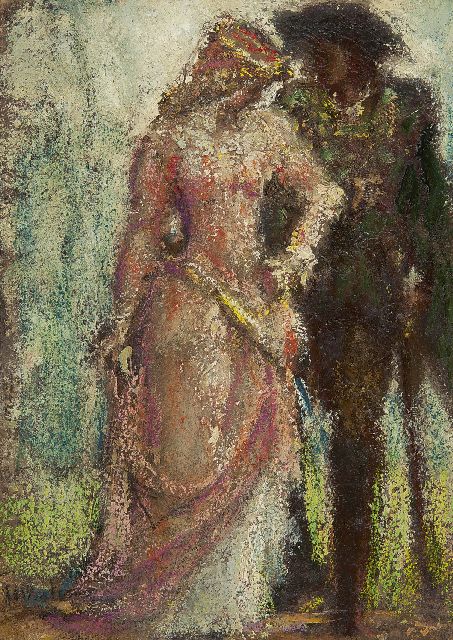 Gerard Westermann | Voorjaar, olieverf op board, 20,8 x 14,9 cm, gesigneerd l.o. en zonder lijst