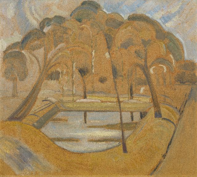 Jacoba van Heemskerck van Beest | Parkgezicht, Domburg, olieverf op board, 45,0 x 51,0 cm, te dateren ca. 1911-1912