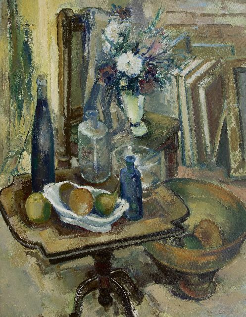 Karel Colnot | Atelierstilleven, olieverf op doek, 95,2 x 75,3 cm, gesigneerd r.o. en gedateerd '72