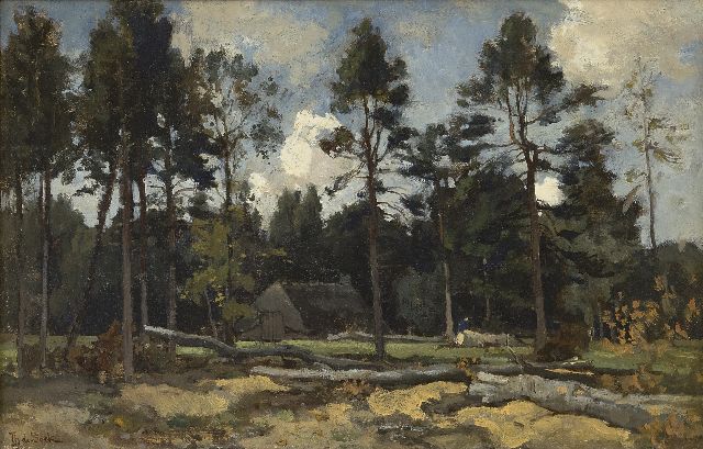 Théophile de Bock | Op de Holterberg, olieverf op doek, 38,7 x 59,9 cm, gesigneerd l.o.