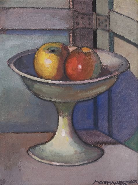 Matthieu Wiegman | Stilleven, aquarel op papier, 50,8 x 37,9 cm, gesigneerd r.o.