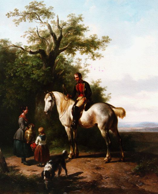 Wouterus Verschuur | Rustpauze, olieverf op paneel, 47,6 x 39,0 cm, gesigneerd l.o. en gedateerd '18