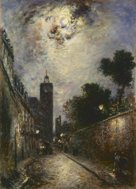 Johan Barthold Jongkind | Rue l'Abbé de l'Epée, olieverf op doek, 45,6 x 34,0 cm, gesigneerd r.o. en gedateerd 1873
