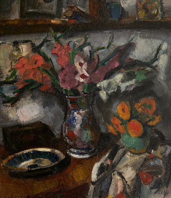 Arnout Colnot | Stilleven, olieverf op doek, 82,3 x 73,2 cm, gesigneerd r.o. en op spieraam