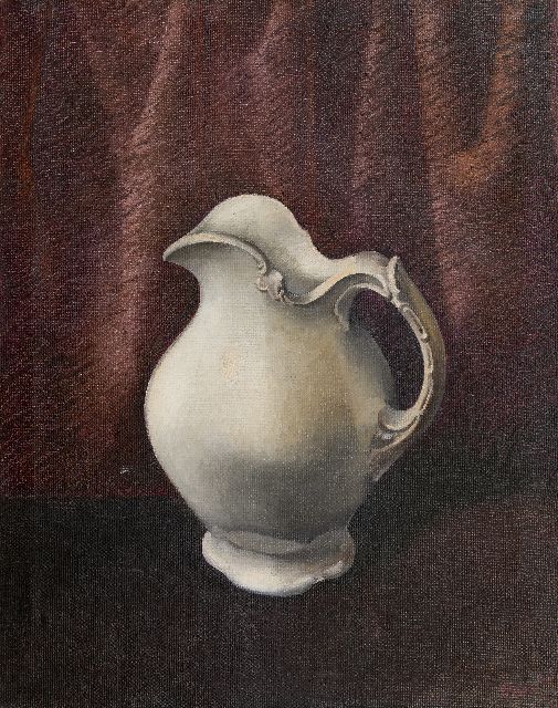 Wim Oepts | Lampetkan, olieverf op doek, 58,7 x 46,9 cm, gesigneerd r.o. en gedateerd '28