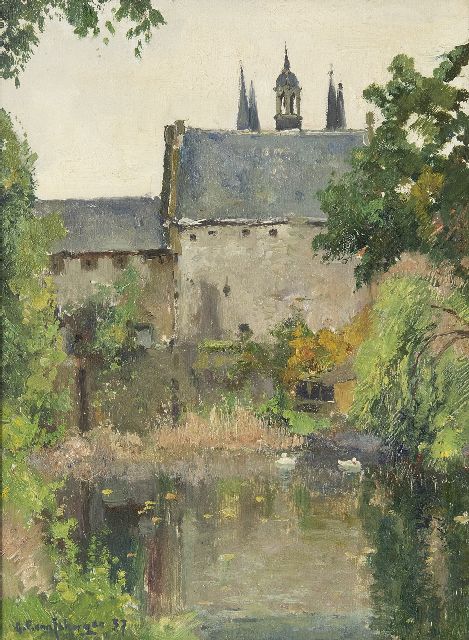 Gerbrand Frederik van Schagen | De Noordhavenpoort, Zierikzee, olieverf op doek, 40,2 x 30,2 cm, gesigneerd l.o. en gedateerd '37