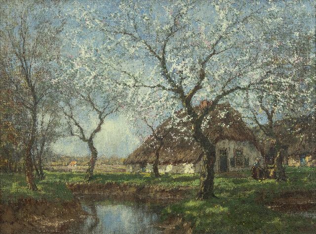 Arnold Gorter | Lenteweelde, olieverf op doek, 57,2 x 76,2 cm, gesigneerd r.o.