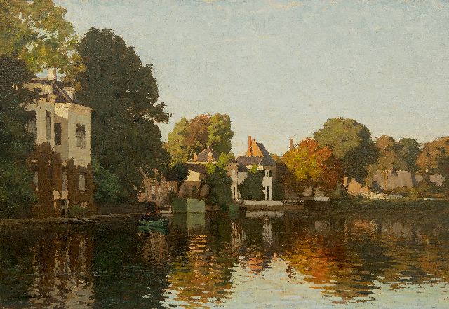 Anton Koster | Het Zuider Buiten Spaarne, Haarlem, olieverf op doek, 63,4 x 92,0 cm, gesigneerd l.o. en zonder lijst