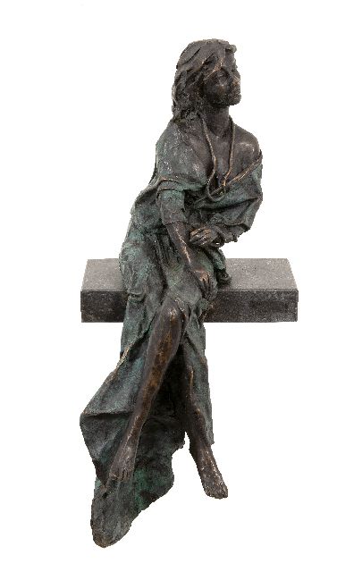 Marianne Houtkamp | De Herfst, brons, 45,0 x 18,0 cm