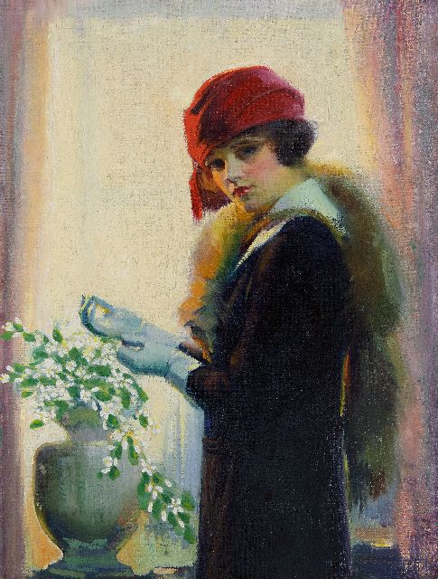 Guy Hoff | Going out, olieverf op doek, 76,6 x 58,6 cm, gesigneerd l.o.