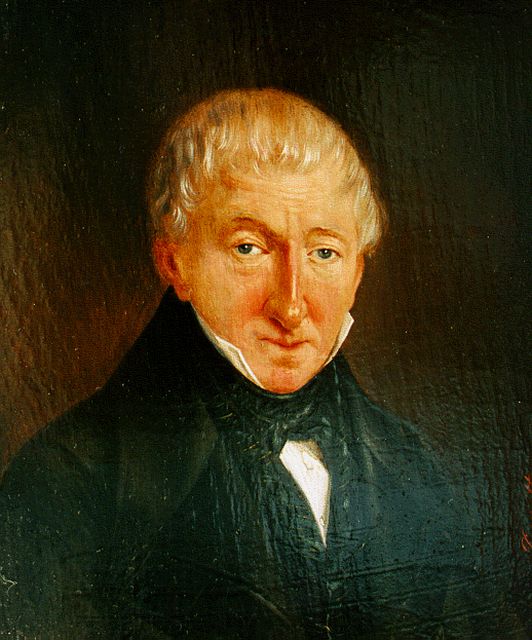 Dewitte | Portret van een man, olieverf op paneel, 14,9 x 12,3 cm, gesigneerd r.o.