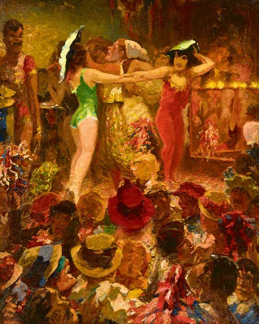 Willem Vaarzon Morel | Op de kermis, olieverf op doek, 68,5 x 54,6 cm, gesigneerd r.o.