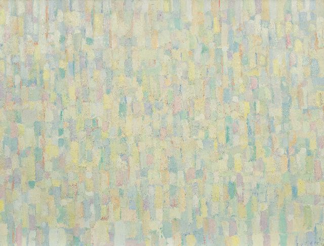Rudi Polder | Ochtendlicht, olieverf op doek, 115,2 x 151,3 cm, gesigneerd r.o. en op spieraam en gedateerd '67