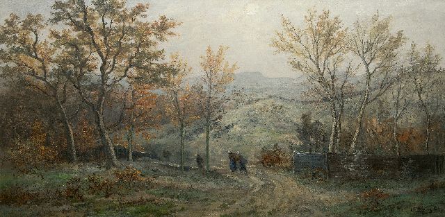 Hendrik Willem Mesdag | Duinlandschap bij Den Haag (mogelijk achter Duinauwe aan de Oude Scheveningseweg, Den Haag), olieverf op doek, 90,7 x 180,4 cm, gesigneerd r.o. en gedateerd 1897