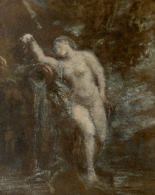 Henri Fantin-Latour | La Source, olieverf op doek, 81,5 x 65,5 cm, gesigneerd r.o.