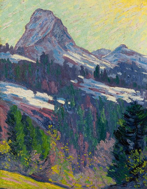 Dirk Filarski | Dent de Jaman, Zwitserland, olieverf op doek, 69,9 x 54,8 cm, gesigneerd r.o. en gedateerd '12