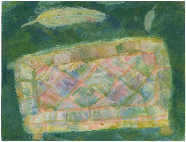 Eugène Brands | Het parelmoeren doosje, gouache op papier, 26,7 x 34,8 cm, gesigneerd l.o. en gedateerd 10.53
