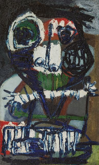 Appel C.K.  | Le Roi Mage, olieverf op doek 53,5 x 32,1 cm, gesigneerd l.b. en te dateren 1952-1953