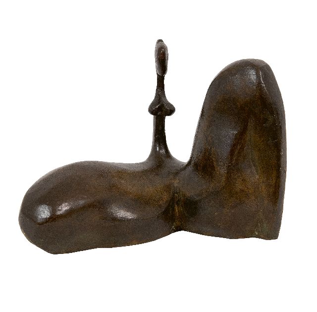 Elena Alvarez-Laveron | Vrouwenfiguur, brons, 13,6 x 16,6 cm
