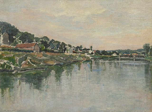 Piet Mondriaan | De oever van de Seine, olieverf op doek, 54,2 x 73,1 cm, gesigneerd l.o. en te dateren 1931
