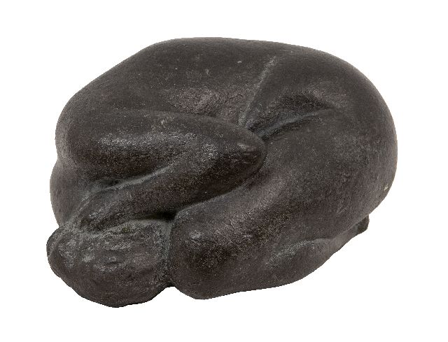 Joop Hekman | Baadster, brons, 12,0 cm, gesigneerd op achterzijde met monogram en te dateren ca. 1955