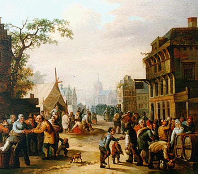 Gerrit Schimmelpenninck Gzn | Allegorie van de moraal van de mens, olieverf op doek, 47,0 x 53,0 cm, gesigneerd r.o.
