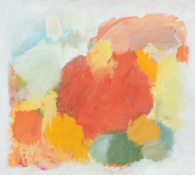 Eugène Brands | Zonder titel, gouache op board, 47,8 x 53,6 cm, gesigneerd r.o. met initialen