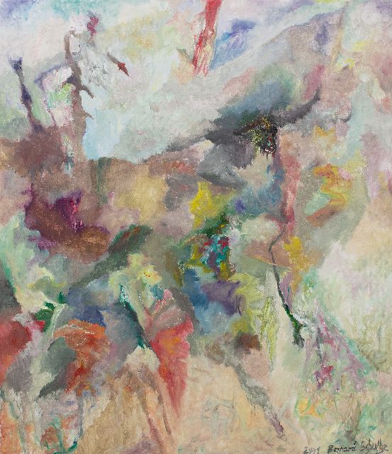 Bernard Schultze | Vorahnung (Voorgevoel), olieverf op doek, 140,0 x 120,0 cm, gesigneerd r.o. en gedateerd 2001