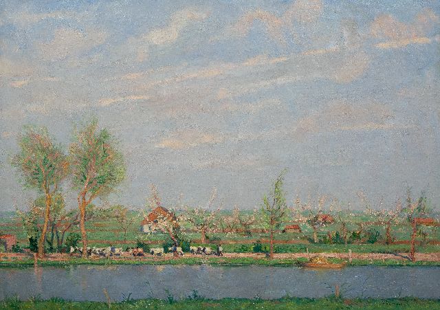 Poortenaar J.C.  | Lente, olieverf op doek 100,6 x 140,2 cm, gesigneerd r.o. en zonder lijst