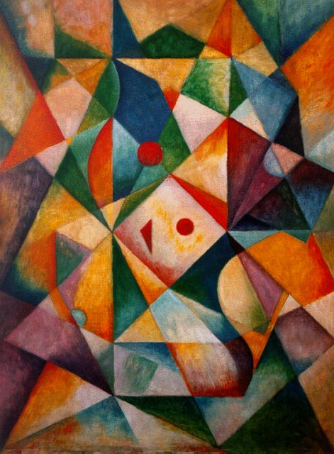 Wobbe Alkema | Compositie 1960 nr. 1, 81,0 x 61,0 cm, gesigneerd l.o. ini en gedateerd '60