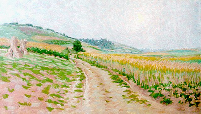 Co Breman | Maanopkomst, olieverf op doek, 41,3 x 70,2 cm, gesigneerd l.o. en gedateerd 1919