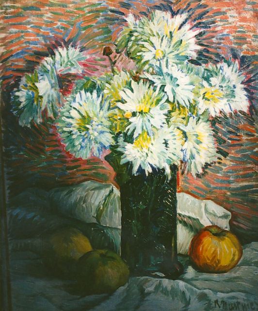 Raoul Martinez | Dahlia's, 59,9 x 39,7 cm, gesigneerd r.o.
