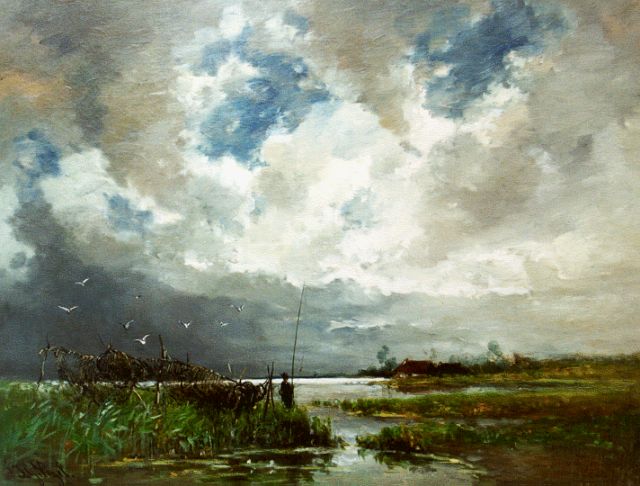 Johannes Gijsbert Vogel | Eldorado voor visschers, olieverf op doek, 72,7 x 97,2 cm, gesigneerd l.o.