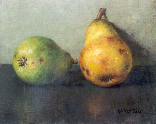 Walter Vaes | Peren, olieverf op doek, 22,6 x 27,8 cm, gesigneerd r.o.