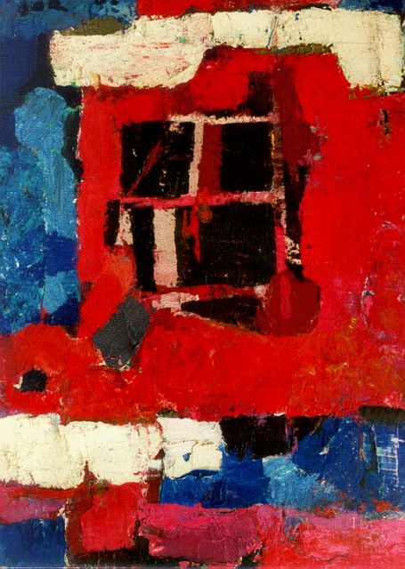 Jan Jordens | Boerderij, 55,1 x 40,7 cm, gesigneerd l.b. en gedateerd '62