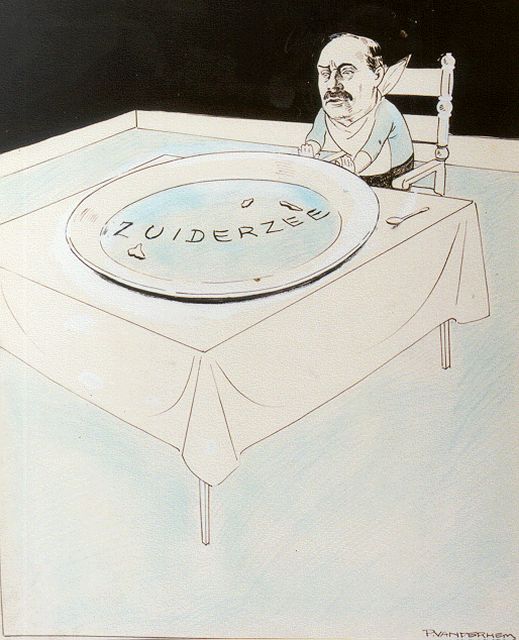 Piet van der Hem | Geen beginnen aan, aquarel, krijt en inkt op papier, 49,8 x 36,5 cm, gesigneerd r.o.