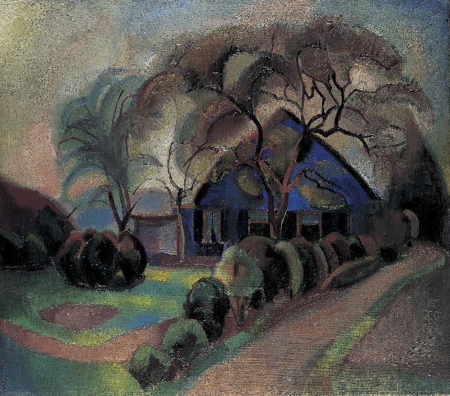 Wim Schuhmacher | Boerderij in Soest, olieverf op doek, 65,6 x 74,7 cm, te dateren ca. 1917