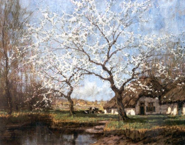Arnold Gorter | Bloesembomen, olieverf op doek, 62,2 x 79,3 cm, gesigneerd r.o.