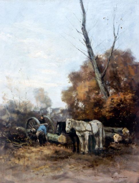 Willem George Frederik Jansen | Mallejan, olieverf op doek, 64,5 x 50,0 cm, gesigneerd r.o.