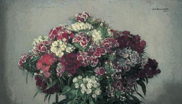 Jan Bogaerts | Duizendschoon, olieverf op doek, 32,5 x 55,4 cm, gesigneerd r.b. en gedateerd 1921