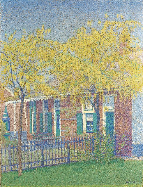 Ferdinand Hart Nibbrig | Voorjaarsweelde te Blaricum, olieverf op doek, 65,8 x 50,1 cm, gesigneerd r.o. en te dateren 1900-1905