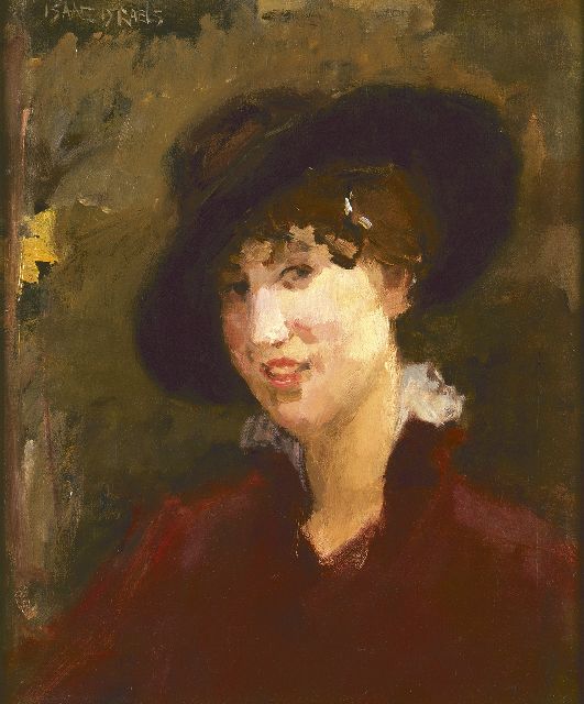 Isaac Israels | Portret van Willy Gordeau, olieverf op doek, 54,5 x 45,2 cm, gesigneerd l.b.