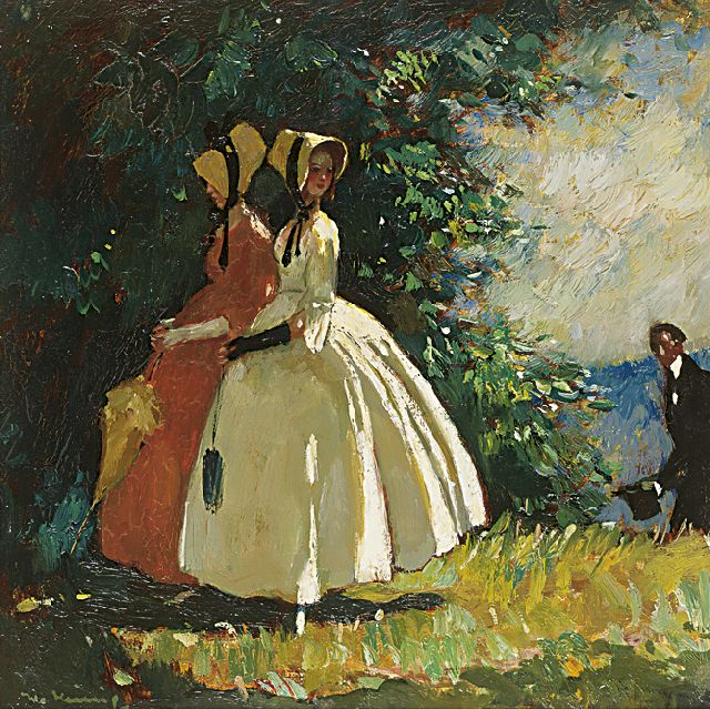 Ype Wenning | De aanhoudende minnaar, olieverf op board, 30,0 x 30,0 cm, gesigneerd l.o.