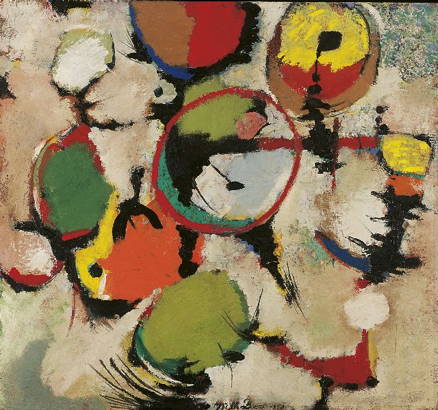 Willy Boers | Niets gaat verloren, olieverf op board, 56,8 x 60,8 cm, gesigneerd m.o. en gedateerd 1953