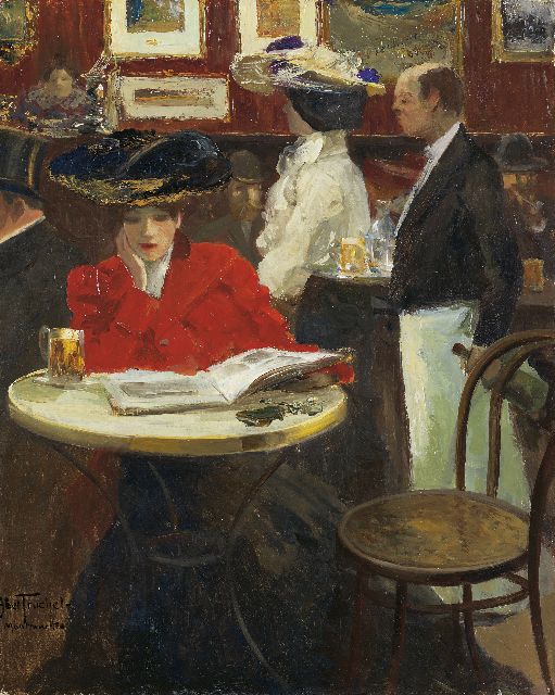 Louis Abel-Truchet | Le Lapin Agile, Montmartre, olieverf op doek, 41,3 x 33,4 cm, gesigneerd l.o.