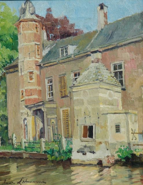 Anna Lehmann | Huize te Hoorn in Rijswijk, olieverf op doek, 40,3 x 32,2 cm, gesigneerd l.o.